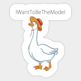 Funny Goose Sticker